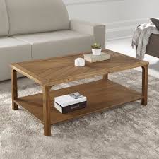 Gracie Oaks Schrimsher Solid Wood Coffee Table Wayfair Chevron Coffee Tables Coffee Table Coffee Table Wood