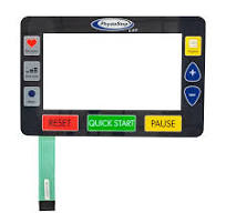 Custom Graphic Overlay Panel Membrane Switch Keypad with Clear LED Window