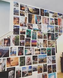You can search for photos on sites like pinterest and tumblr, where you'll find really aesthetic pics that can match your bedroom style. Diy Magazine Wall Collage The Beauty Of Traveling