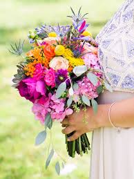 Your wedding bouquet are the central theme to your wedding. Bright Bridal Bouquets Are The Latest Wedding Flower Trend