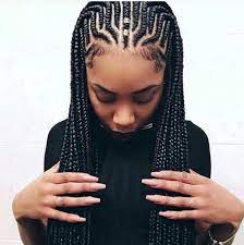 Pin By Aminata On Classic Hair Styles Ghana Braids Hairstyles Cornrow Hairstyles Box Braids Hairstyles