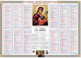 Calendar creștin ortodox » calendar creştin ortodox 2019. Calendar Ortodox 2020 SÄƒrbÄƒtori Religioase Din Fiecare LunÄƒ A Anului Libertatea