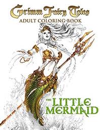 Fairy tale colouring pages coloring tales. Grimm Fairy Tales Adult Coloring Book The Little Mermaid By Meredith Finch