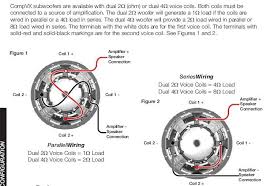 If you are wiring this dvc sub for lower impedance, make sure that your amp is compatible. Kicker Cvr 12 4 Ohm Wiring Diagram Wiring Site Resource