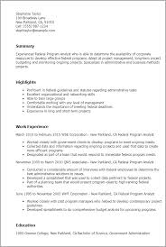 The fbi encourages all qualified individuals to apply for one of the many rewarding positions within our organization. Professional Federal Program Analyst Templates To Showcase Your Talent Myperfectresume