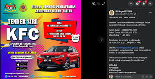 Semakan nombor plat kenderaan jpj terkini september 2019 kemaskini setiap minggu melur net. Rindu Nak Makan Di Kfc Abadikan Kfc Pada Nombor Pendaftaran Kereta Anda Auto News Carlist My