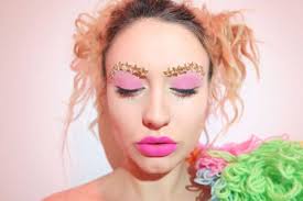 Jewelled eyebrows are here to spice up your Summer festival look