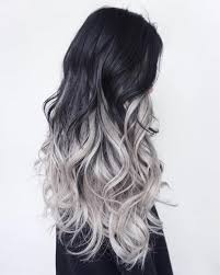 Black And Silver Ombre Juglmnt Silver Ombre Hair Grey Ombre Hair Hair Styles