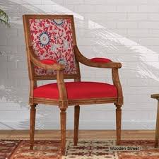 Shell Arm Chair Scarlet Blue Armchair Dining Table Chairs Wooden Armchair