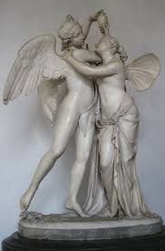 Giovanni Maria Benzoni 1809 1873 Amore E Psiche 1845 Figurative Sculpture