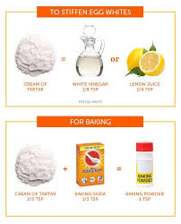 Best Cream Of Tartar Substitute Cream Of Tartar Substitute Cream Of Tartar Recipe Meringue Recipe Without Cream Of Tartar