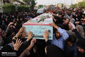 Image result for ‫همزمان با سالروز شهادت صادق آل محمد، امام جعفر صادق (ع)، تشییع پیکر شهدا در ۱۰ استان و ۱۶ شهر کشور با حضور گسترده مردم برگزار شد.‬‎