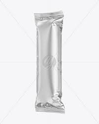 Download Matte Metallic Snack Package Mockup In Flow Pack Mockups On Yellow Images Object Mockups PSD Mockup Templates