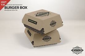 Burger Box Packaging Mockup Packaging Mockup Free Packaging Mockup Design Mockup Free