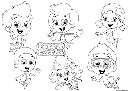Maybe you would like to learn more about one of these? Bubble Guppies Characters Kids Coloring Pages Printable