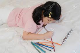 37 3 art drawing abstract. Young Asian Girl Drawing At Home Asia Japanese Woman Child Kid Stock Photo Picture And Royalty Free Image Image 133046240