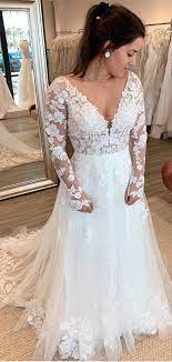 Long Sleeves See Through Cheap Wedding Dresses Online Cheap Bridal Dresses Wd655 Cheap Bridal Dresses Online Wedding Dress Cheap Wedding Dress
