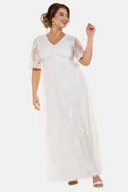 Neuheiten, bestellen sie maßgeschneiderte brautkleider zu günstigen preisen. Brautkleid Bestickter Tull Spitze Brautkleider Kleider Ulla Popken Deutschland