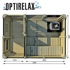 Gartensauna Optirelax Piazza 3 Parilka Dizajn Stenda Sauna