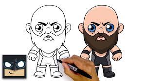 How To Draw The Big Show | Wwe Superstar | Draw #Withme - Youtube
