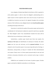 Position papers can use any of the other essay forms like definition, description, and cause, evaluation, argument or problem solution. Position Paper Guide Pages 1 2 Flip Pdf Download Fliphtml5