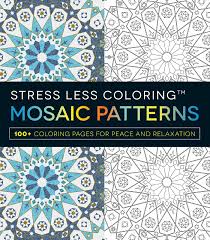Mosaic coloring pages | free coloring pages Stress Less Coloring Mosaic Patterns Book By Adams Media Official Publisher Page Simon Schuster Uk
