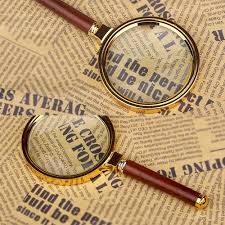 Kadaon 10x Handheld Magnifier Antique Mahogany Handle Magnifier Reading Magnifying Glass For Reading Book Inspection Coins Magnifying Glass Magnifier Antiques
