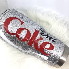 Diet Coke Gift Glitter Tumbler Personalized Tumbler Personalized Gift Coke Gifts Glitter Tumbler Diet Coke