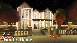 What kind of house does roblox bloxburg have? Bloxburg Autumn Family Home Youtube