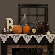 The Holiday Aisle Ghost Mantle Scarf Wayfair Halloween Mantle Fall Halloween Decor Halloween Decorations
