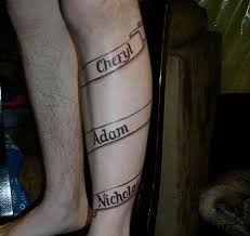 Over the entire design is a scroll on which is written 'bon jovi' in block letters. 9 Trendiest Scroll Tattoo Designs With Pictures 2021