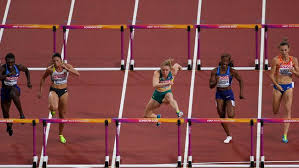 She originally specialised in the heptathlon, but eventually switched to high hurdles. Golden Girl Sally Pearson Roars Back