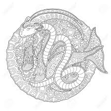 Download themes like animals, nature, patterns, and more. Beautiful Coloring Book Page With Monochrome Decorative Capricorn On White Background Royalty Free Cliparts Vectors And Stock Illustration Image 124677407