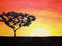 Check spelling or type a new query. African Sunset Painting Kit Sunset Painting Easy Sunset Painting Painting