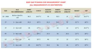 7 Gap Kids Size Chart Best Baby Toddler And Children S