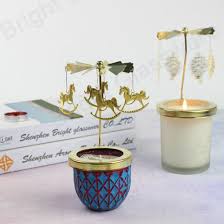 China Christmas Decorative Rotation Horse Candle Tealight Holders Table Dinner Metal Windmill Glass Candlestick Holder Stand China Rotating Candlestick And Rotating Christmas Candle Decorations Price