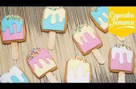 How To Make Cute Ice Pop Ice Lolly Cookies Cupcake Jemma Youtube In 2020 Cupcake Jemma Cupcake Cookies Ice Pops