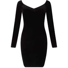 Black Velvet Sweetheart Dress 40 Liked On Polyvore Featuring Dresses Sweetheart Dr Long Sleeve Velvet Dress Velvet Sweetheart Dress Velvet Cocktail Dress