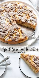 Apfel Streuselkuchen Apfelkuchen Mit Streuseln Rezept Elle Republic Rezept Streusel Kuchen Kuchen Streuselkuchen
