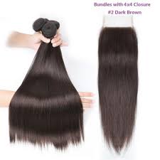 Brazilian hairs have coarse texture and are not so smooth to touch. Light Brown Straight Bundles With Closure Brazilian Hair Weave Bundles Pure Hair Gaze