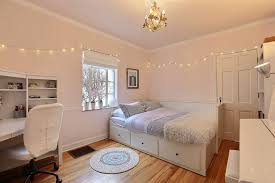 Daybed Ikea Kids Transitional With Bedding Chandelier Desk Desk Chair Round Area Daybed Room Room Design Girls Daybed Room