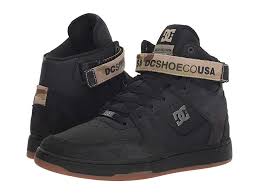 Black And Gold Dc High Tops Pin On Shoes