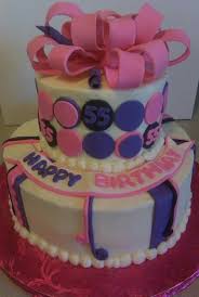 Birthday Cake For Mother And Daughter 55th Birthday Cake Made By Lakeisha Hill Keck With Sweet Tooth Mother And Daughter Cakes Birtday Cake How To Make Cake Cake