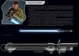 Buy the best lightsaber star wars in the largest accessories catalog Kanan Jarrus Lightsaber Page From The Upcoming Canon Reference Book Lightsaber Collection Starwarscanon