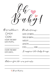 And no matter the gender of the new baby, a welcome sign is the best decoration for any baby party. Modern Baby Shower Predictions And Advice Baby Shower Etsy Baby Prediction Cards Baby Prediction Modern Baby Shower Games