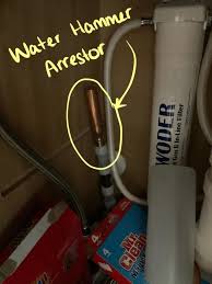 Shopping list for quieting pipes with a water hammer arrestor: What Is Water Hammer