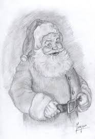 Pin By Ronda Schuldt On Art Pencil Drawings Santa Claus Drawing Sketches Drawings