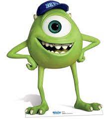 Lifesize Cardboard Cutout Of Mike Wazowski From Monsters University Huge Selection Of Movie Music And Celebrit Disney Monsters Monster University Monsters Inc