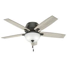 Emerson lk130 tilo low profile ceiling fan light kit. Hunter 50274 52 In Donegan Noble Bronze Low Profile Ceiling Fan With Light Kit And Pull Chain Cpo Outlets