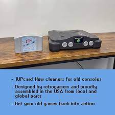 A clean console is just as important as clean games. Video Game Console Cleaner Compatible With Nintendo 64 N64 By 1upcard Video Games Amazon Com